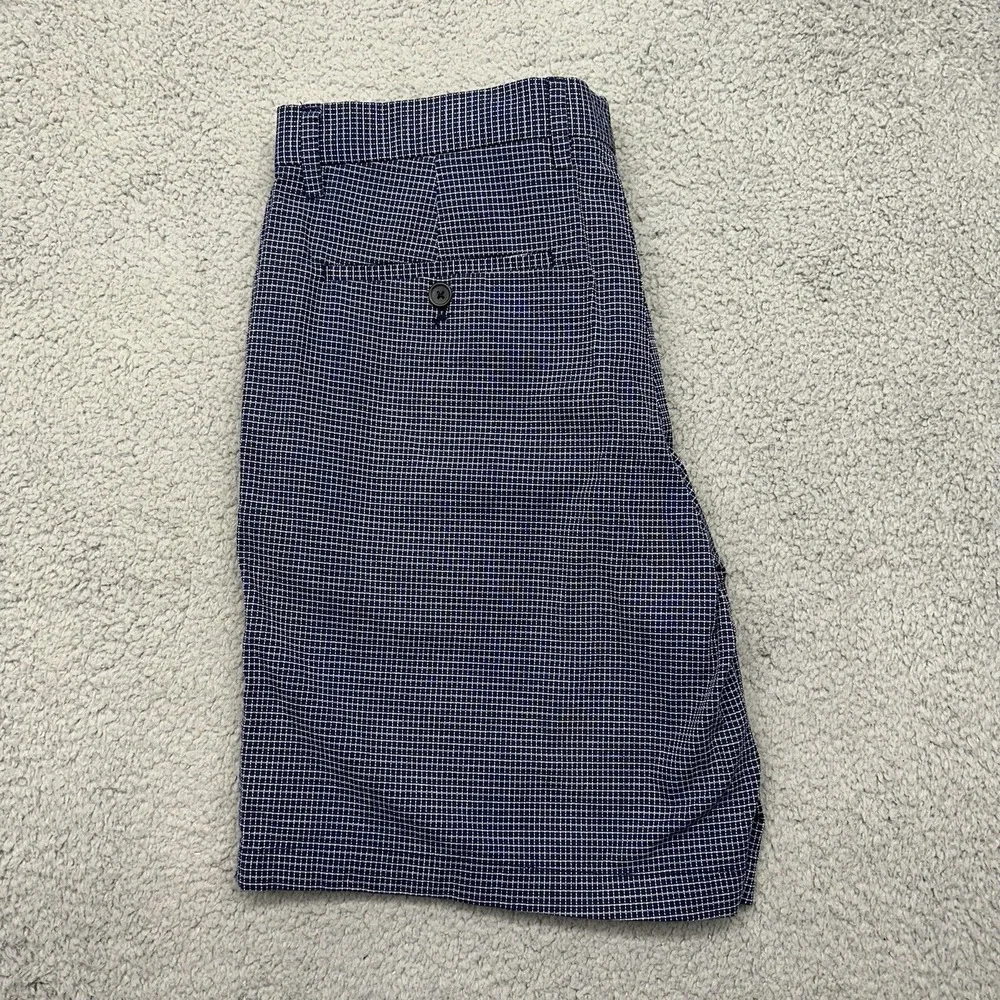 NWT Banana Republic Men's SIZE 35 Multicolor Plaid Flat Front Aiden Club Shorts